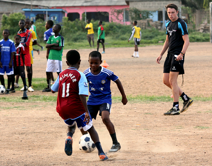 Football Coaching & Playing Project in Ghana, Accra