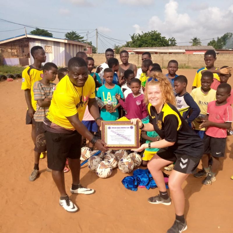 Football Coaching for Girls in Ghana