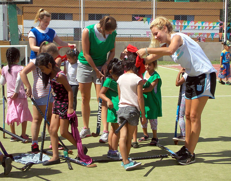 Hockey Community Coaching Session Argentina