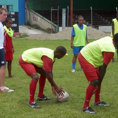 Rugby Coaching and Playing Project in St Lucia, Castries