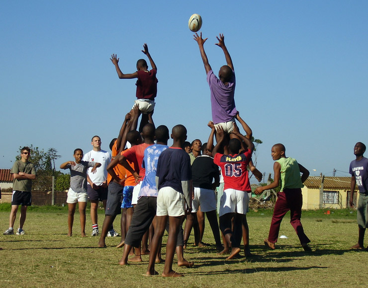 Rugby Line Out South Africa