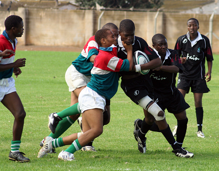 Kids Rugby Match South Africa