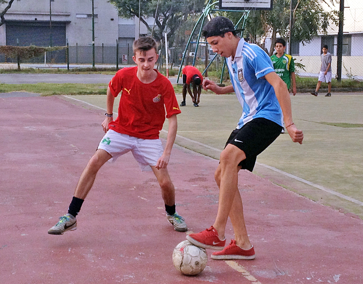 Play Football in South America