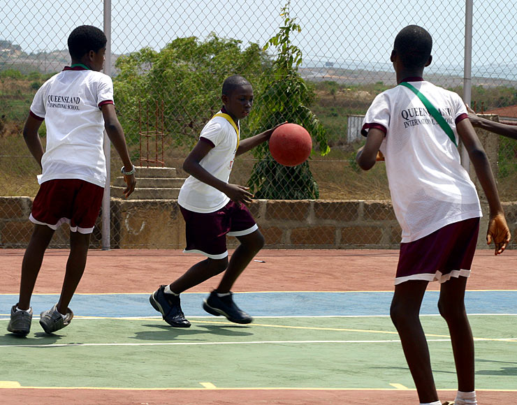 Kids Basketball in Ghana