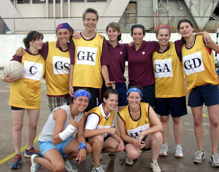 Netball Match in Ghana