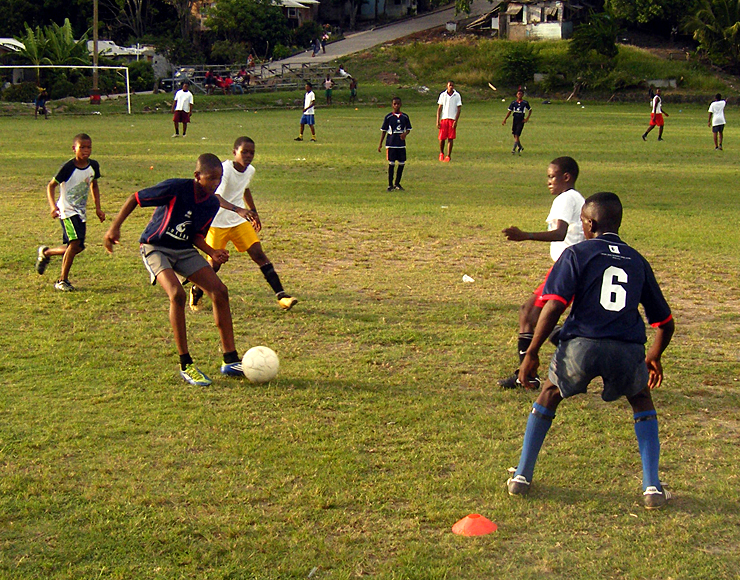 Play Football in St Lucia