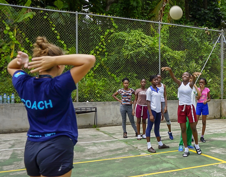 Netball Volunteer Project St Lucia