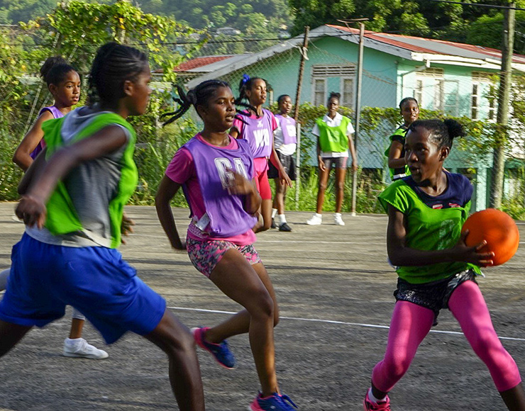 Netball for Kids in St Lucia