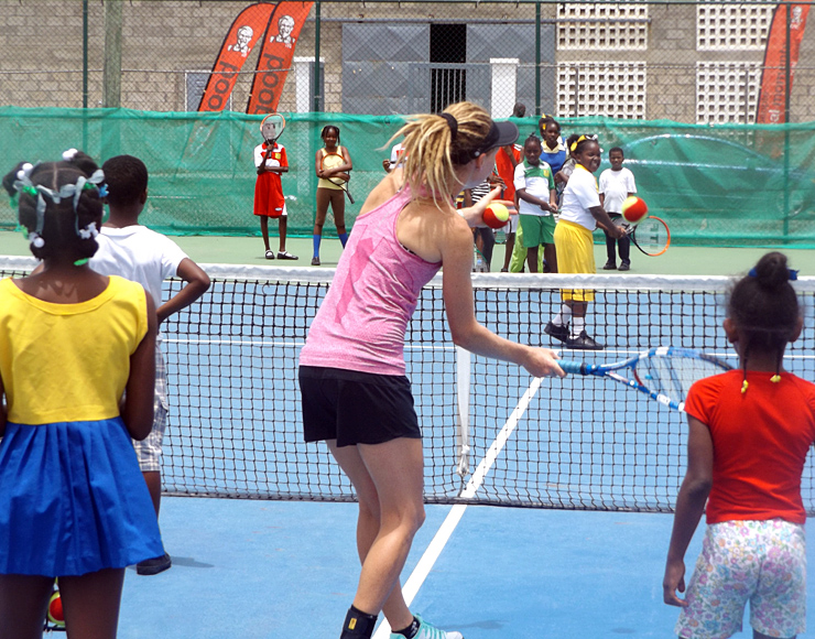 Coach Tennis to Kids in St Lucia