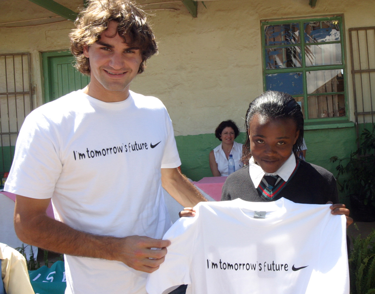 Roger Federer in South Africa