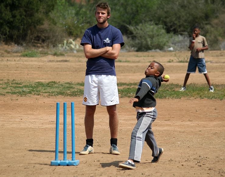 Coach Cricket to Kids in South Africa