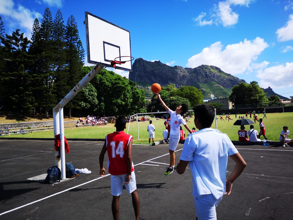 Lay up in Basketball in Mauritius