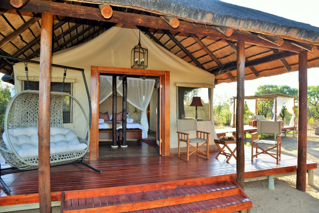 Safari Plains Luxury Tent Entrance