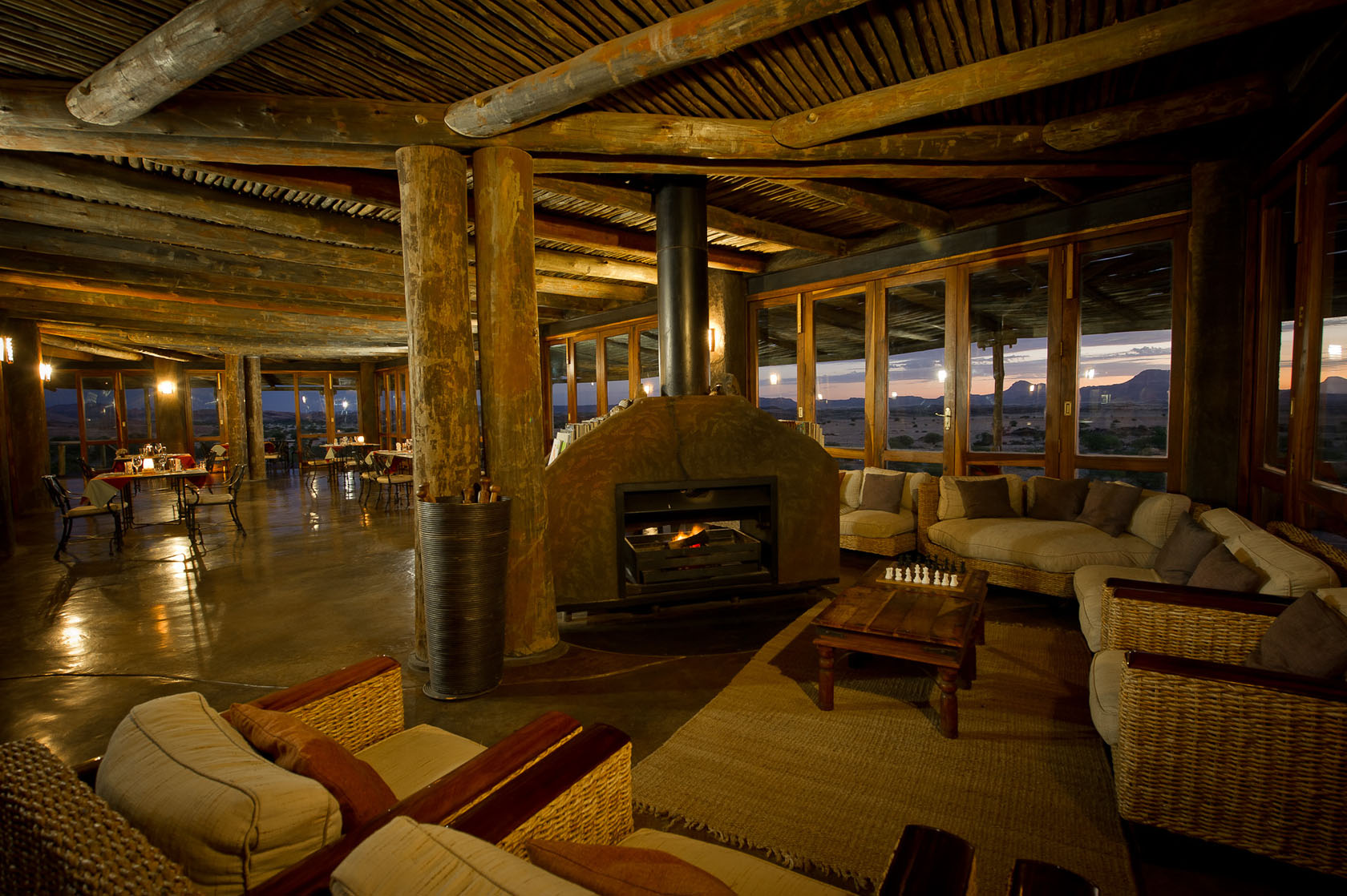 Namibia - Twyfelfontein - 1552 -Doro Nawas Camp Lounge Area