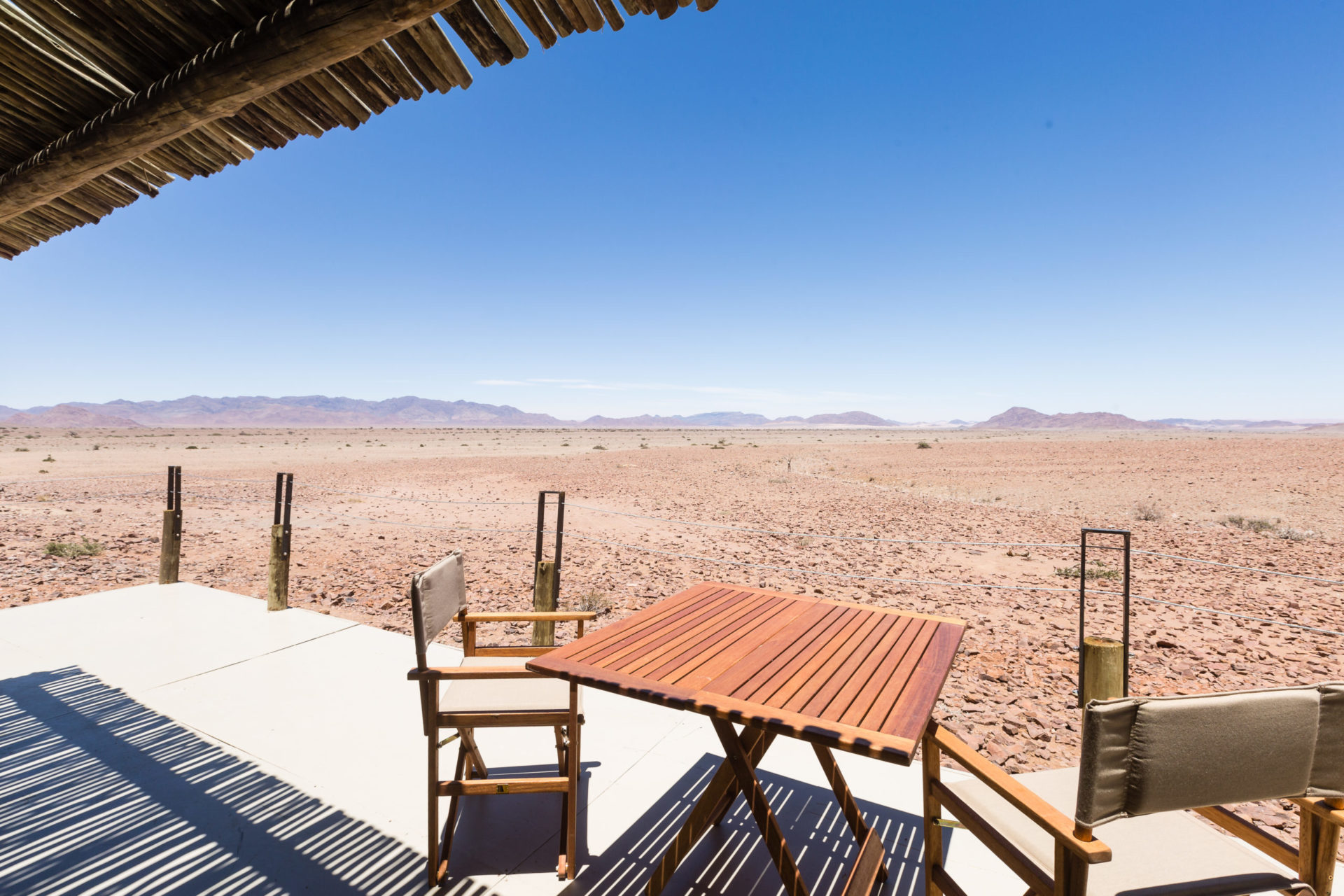 Namibia - 1552 - Elegant Desert Eco Camp - Deck