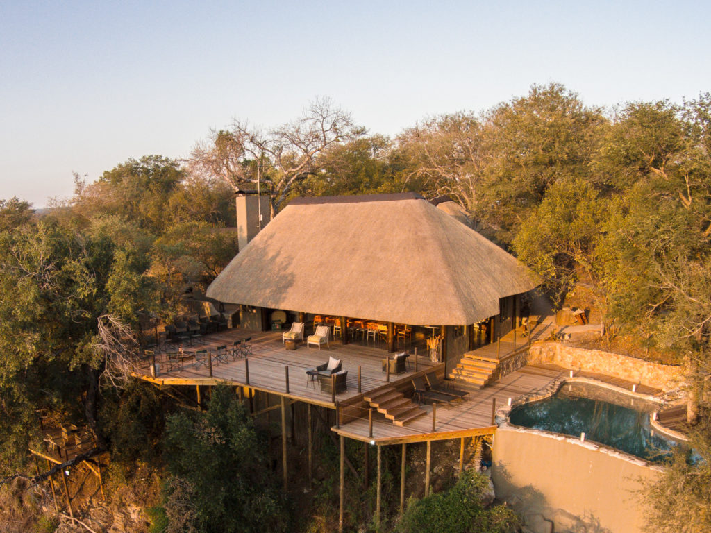 South Africa - Makalali Private Reserve - 4948 - Outdoor Pool and Lodge