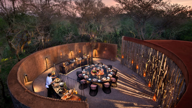 South Africa - andBeyond Phinda Private Game Reserve - andBeyond Phinda Homestead - Boma-dining