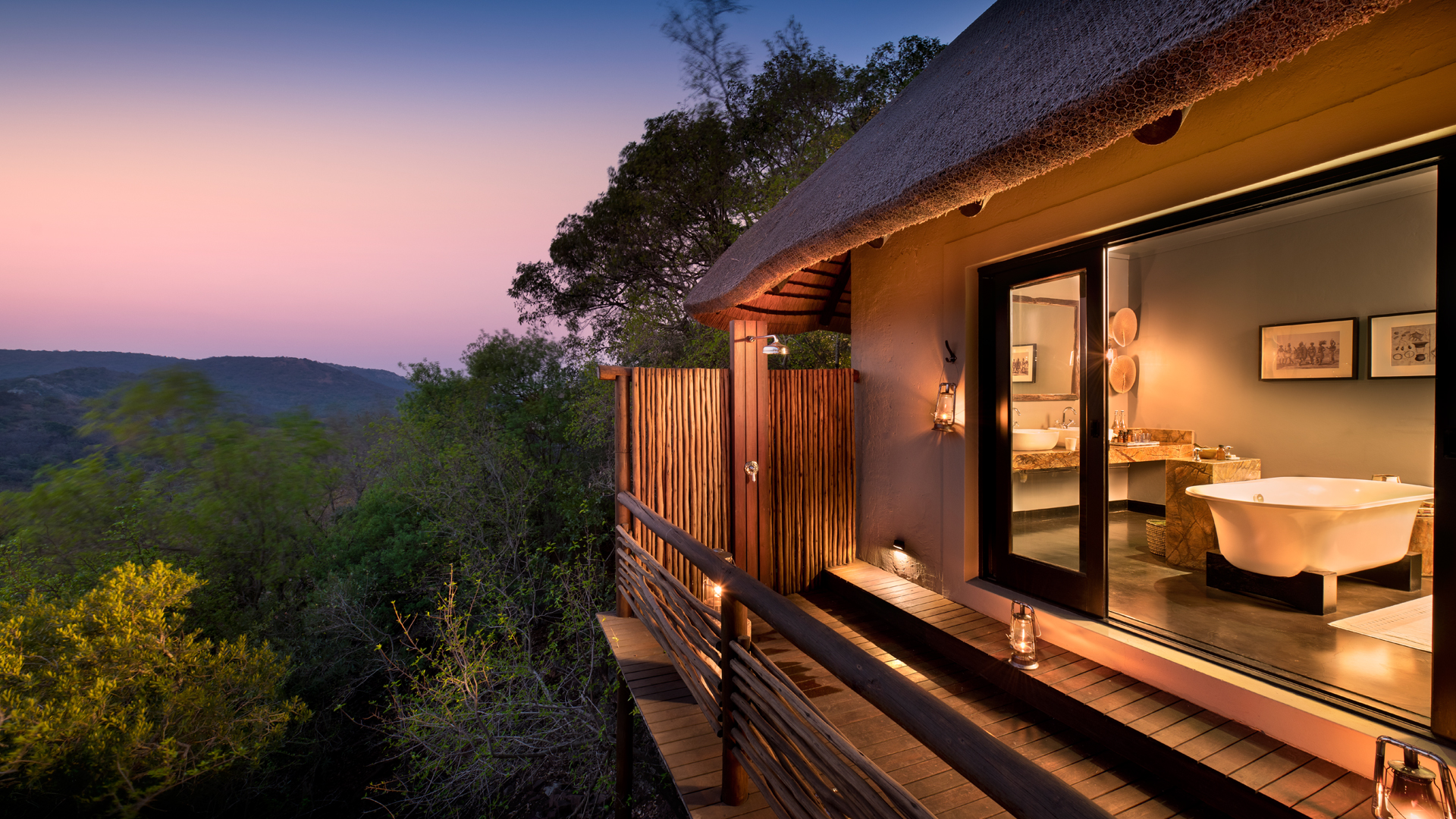 South Africa - andBeyond Phinda Private Game Reserve - Mountain Lodge - Suite - Balcony View