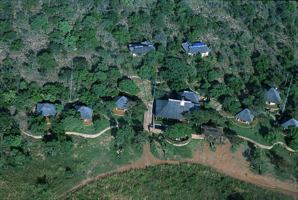 Ekuthuleni Lodge Drone View