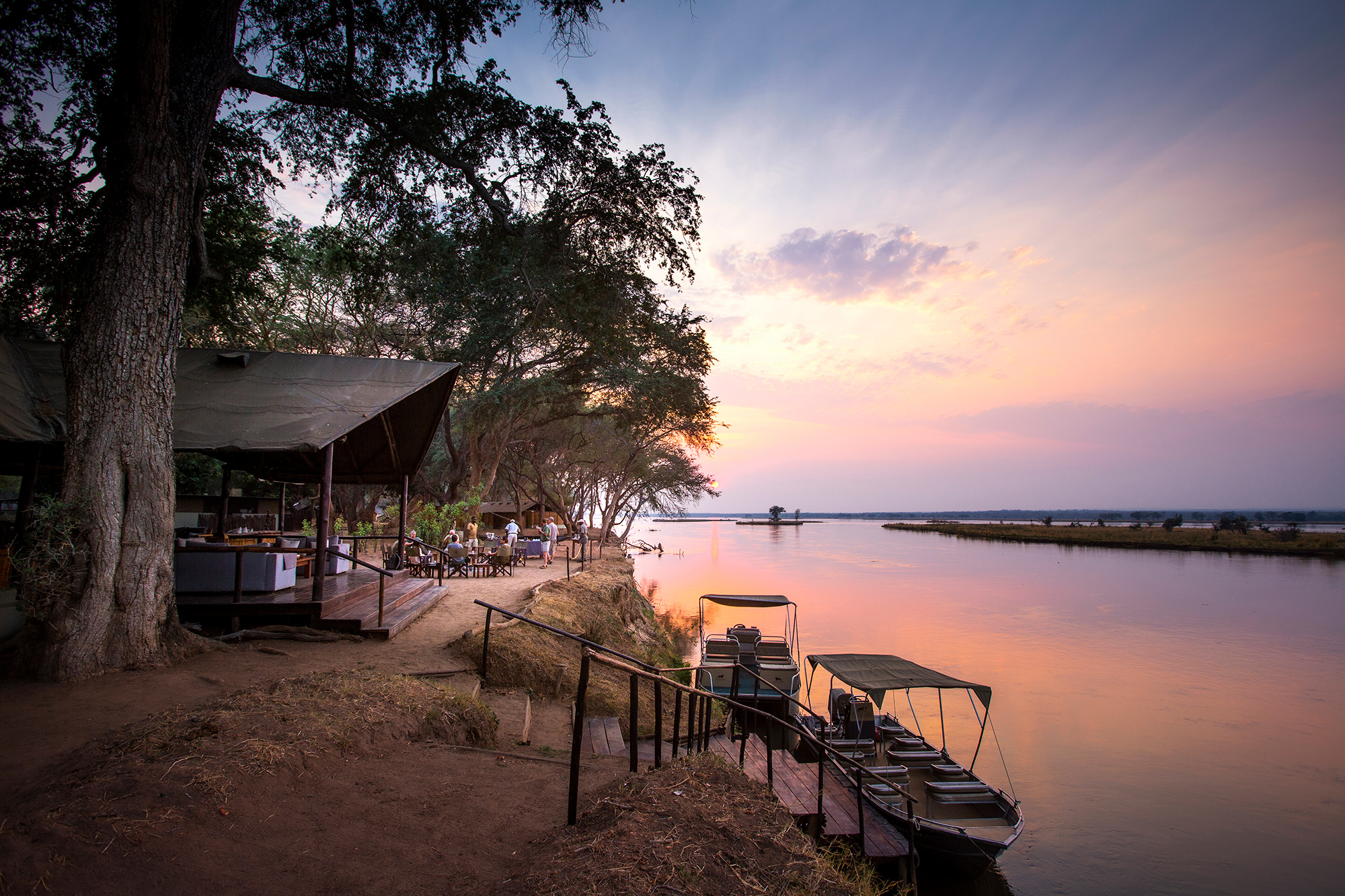 Old Mondoro Camp Lower Zambezi Zambia River Views