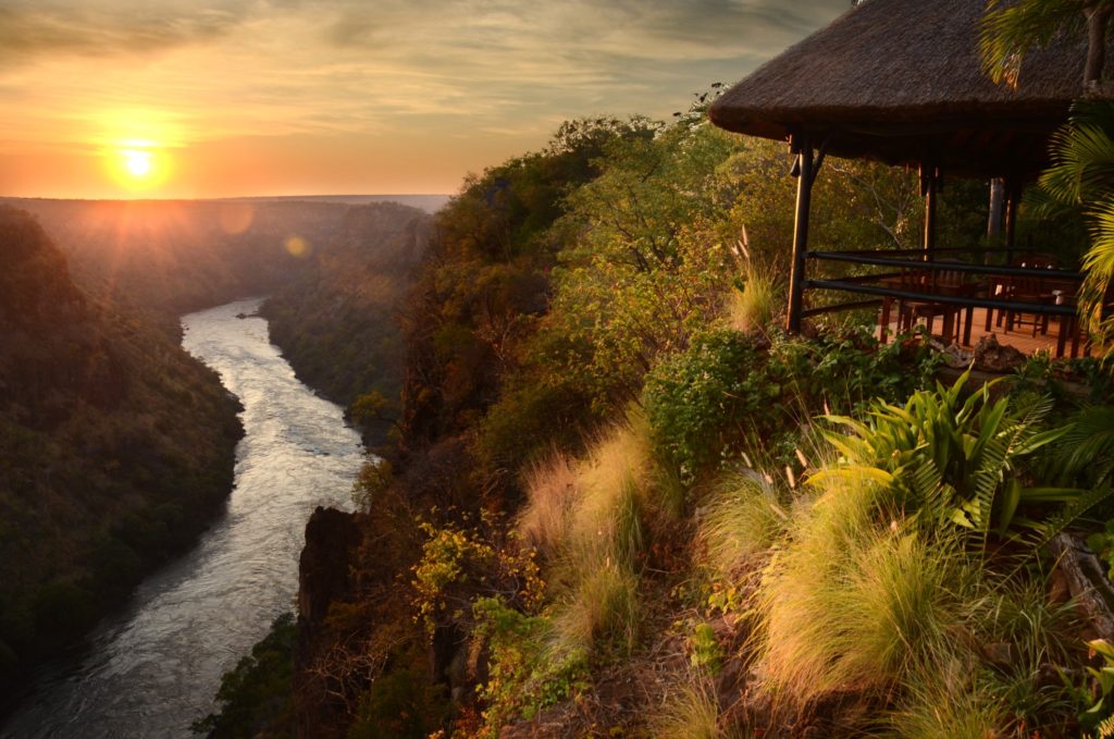 Zimbabwe - Victoria Falls - 1564 - Lodge overlooking a Valley