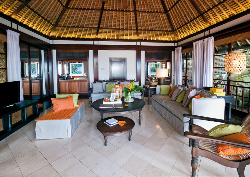 Seychelles - Fregate Island -1554 - Fregate Island Private - Twin Pool Villa Lounge