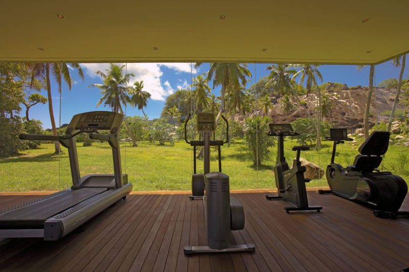 Seychelles - Fregate Island -1554 - Fregate Island Private - Rock Spa Gym - Exercise equipment