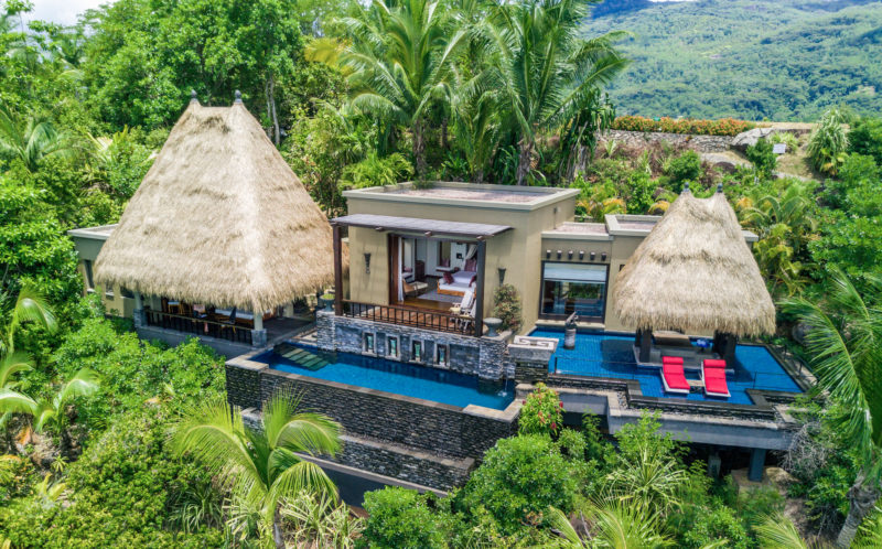 Seychelles - Mahe Island- 1554 - Maia Luxury Resort & Spa - Ocean View Pool Villa Exterior