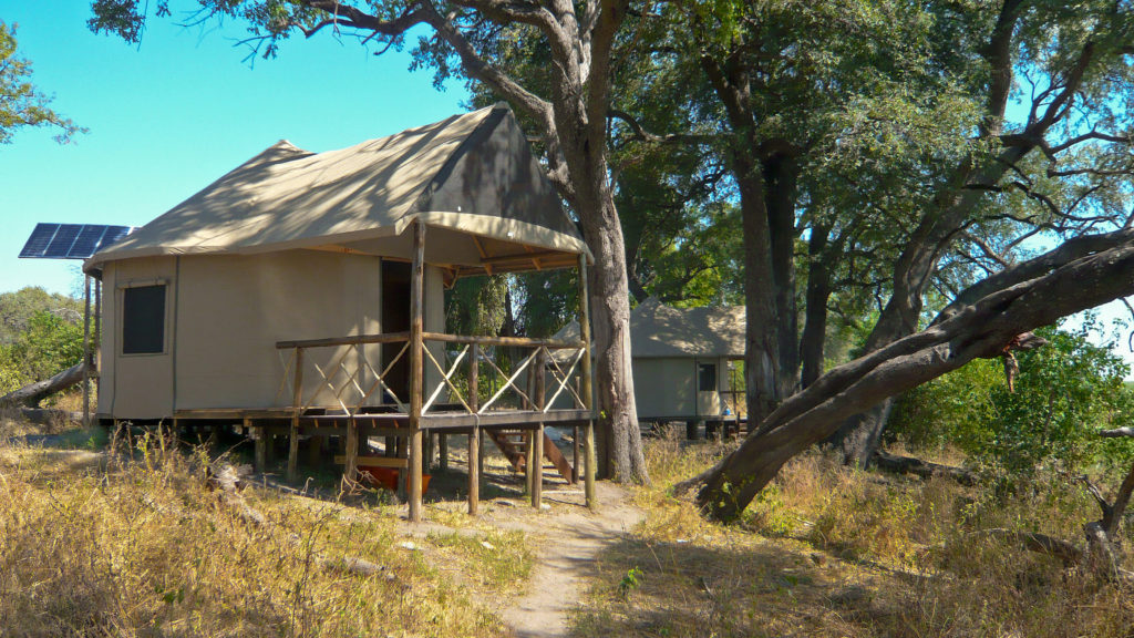 Botswana - Linyanti Concessions - Camp Linyanti - Outside tented accommodation