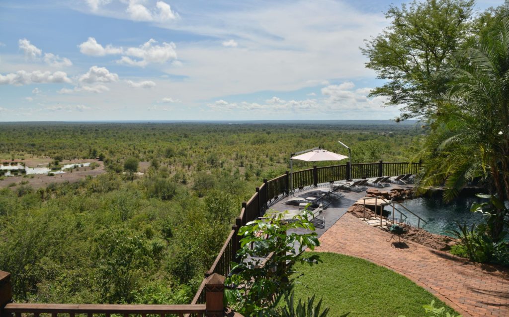 Victoria Falls Safari Suites Decking Views