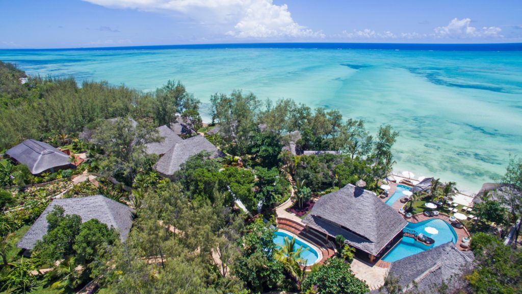 Tulia Zanzibar Unique Beach Resort View from Above