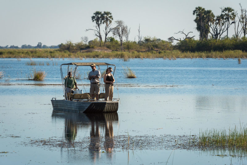 Botswana - Linyanti Concessions - Duma Tau Camp - Safari boats