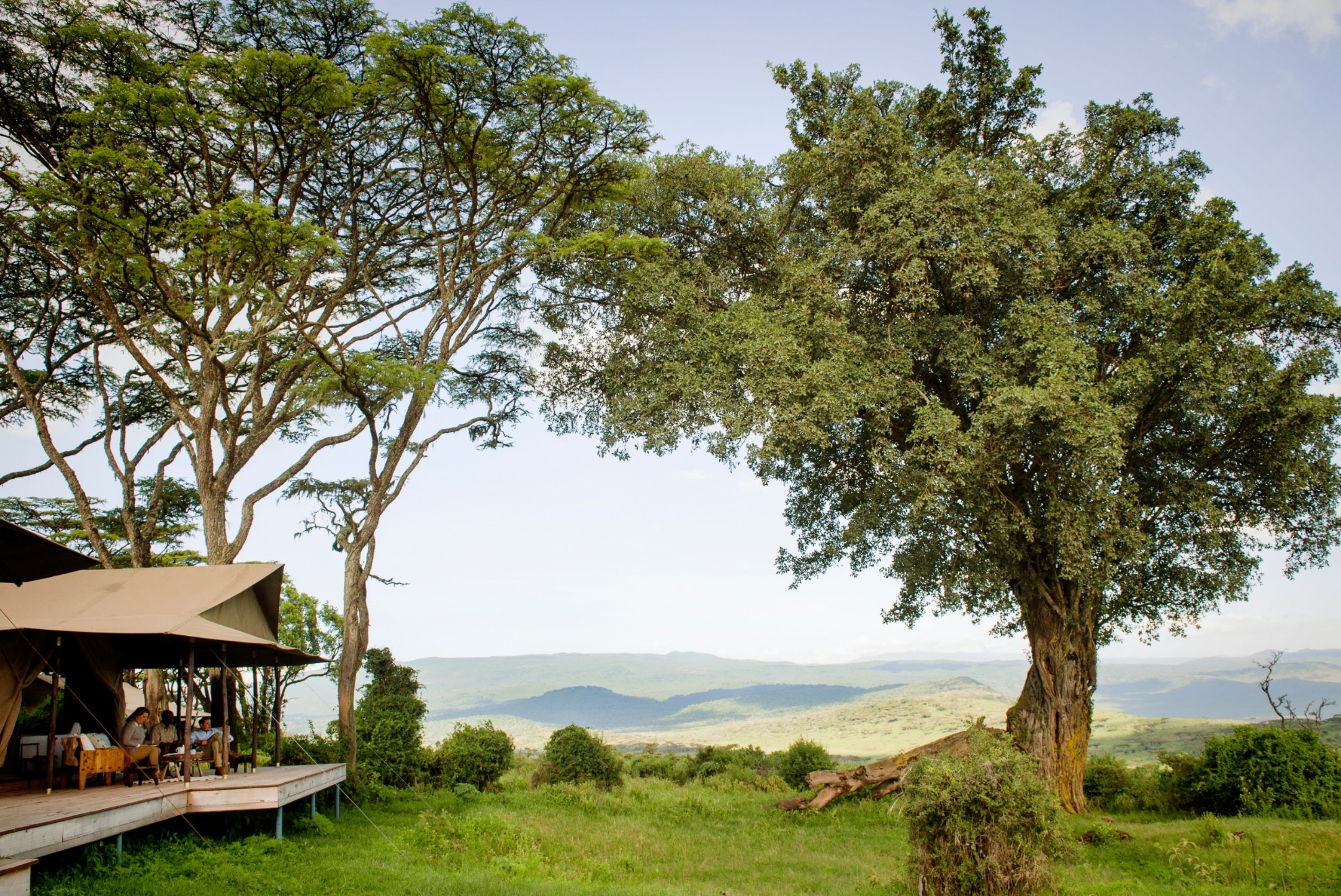 Entamanu Ngorongoro Views and Decking
