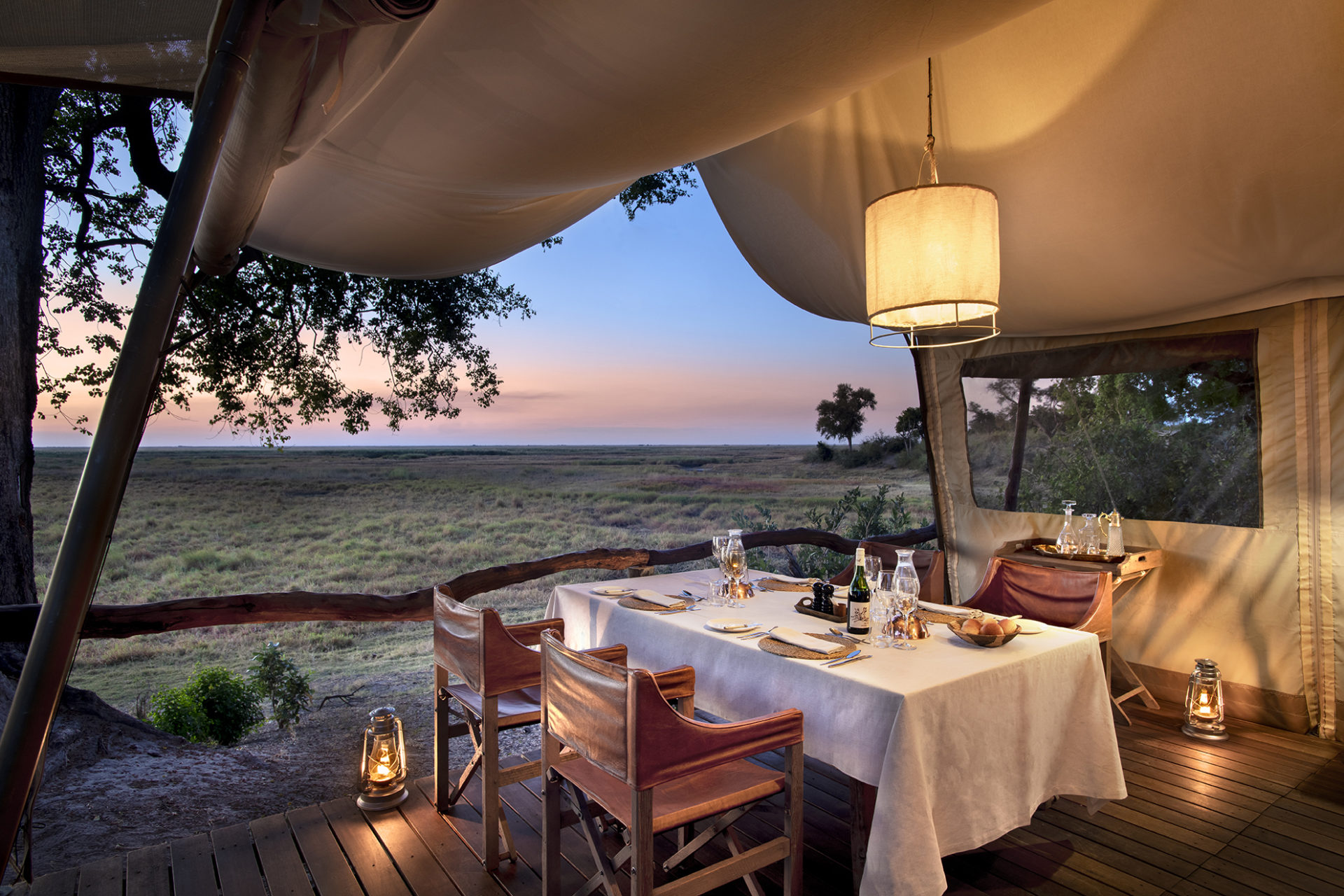 Botswana - Linyanti Concessions - 1553 - Linyanti Expeditions Dining Experience