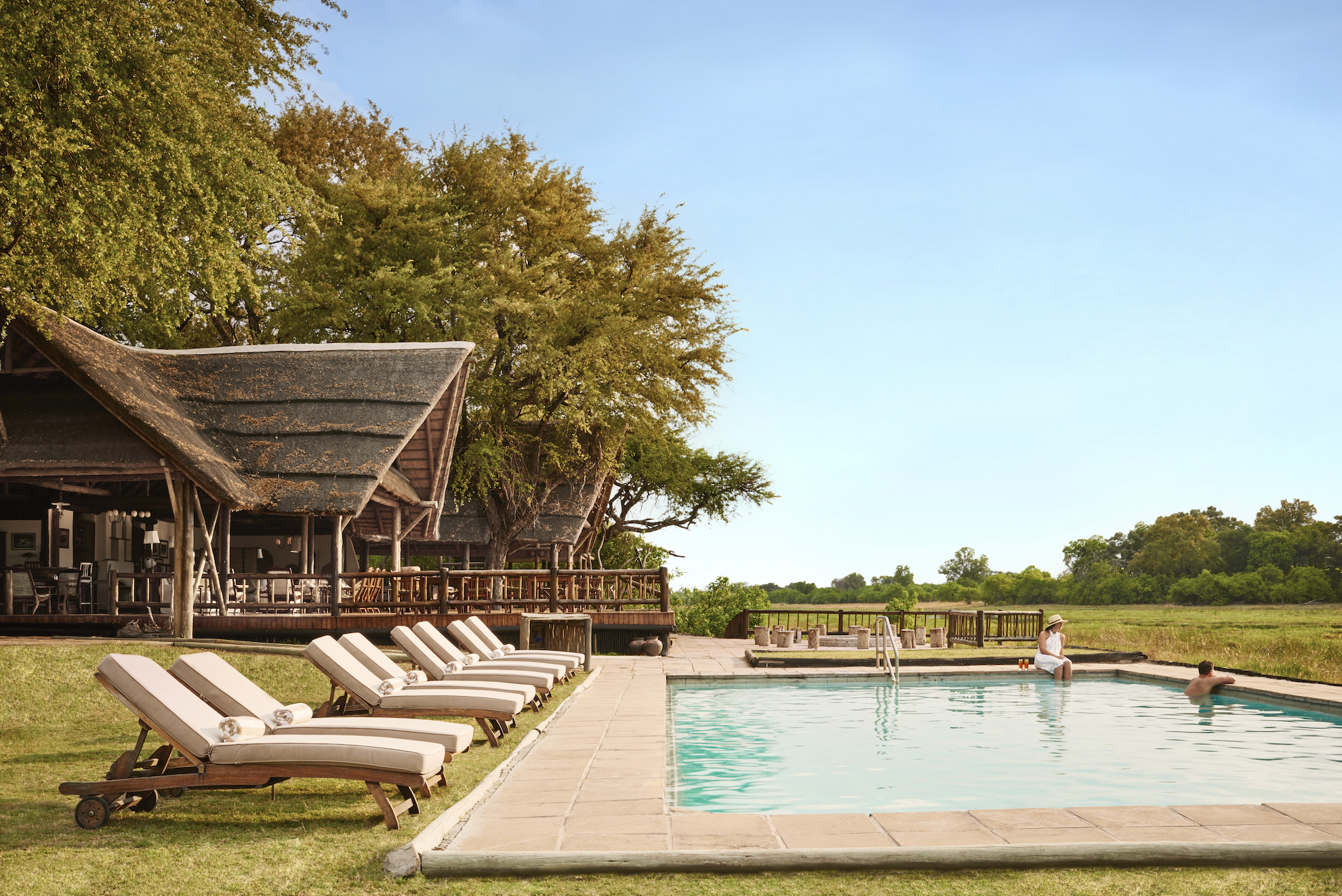 Botswana - Khwai Community Area - 1553 - Belmond Khwai River Lodge pool