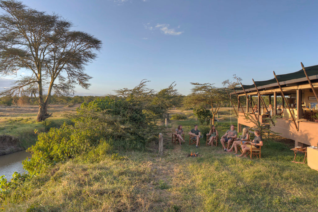 Kenya - Ol Pejeta Conservancy - 12890 - Ol Pejeta Bush Camp outside seating