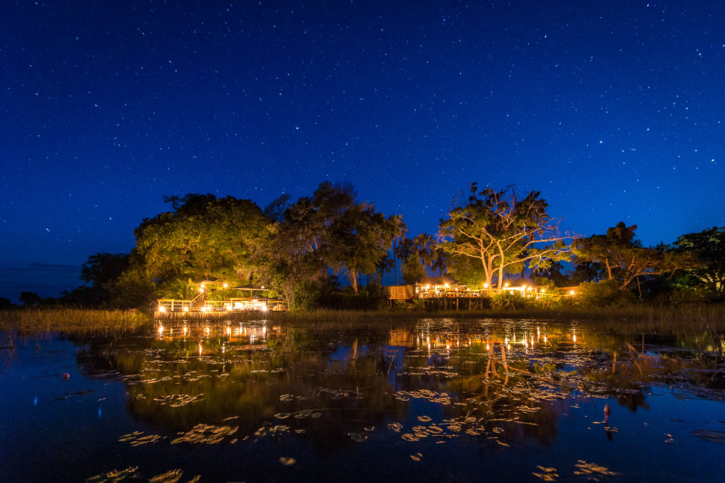 Botswana - Okavango Delta - 1553 - Pelo Camp at night