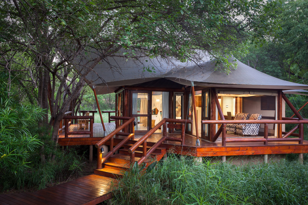 Botswana - Northern Tuli Game Reserve - Tuli Safari Lodge - Tented suite exterior