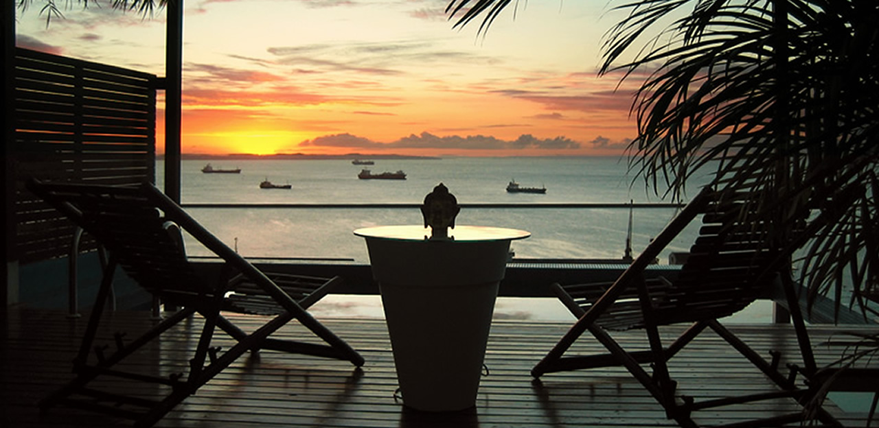 Brazil - Salvador - 1569 - Aram Yami Hotel Sunset Decking
