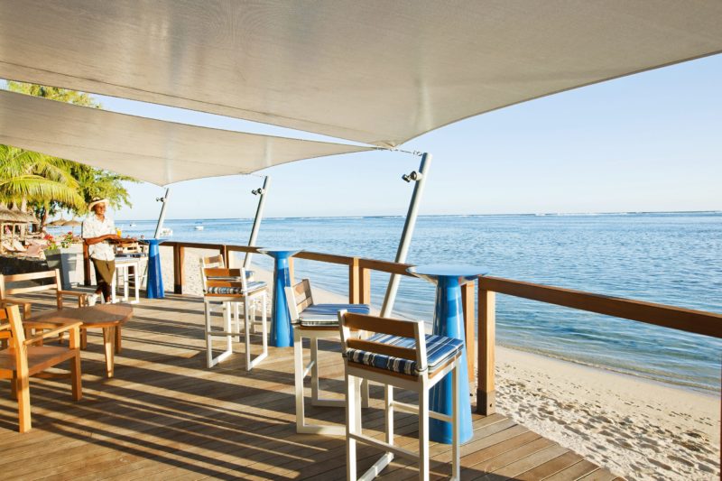Mauritius - South Coast - 3996 - Heritage Awali - Infinity Blue Bar - Outside decking