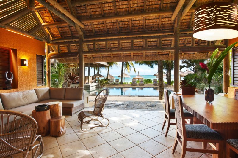 Mauritius - South Coast - 3996 - Heritage Awali - Villa Veranda and seating