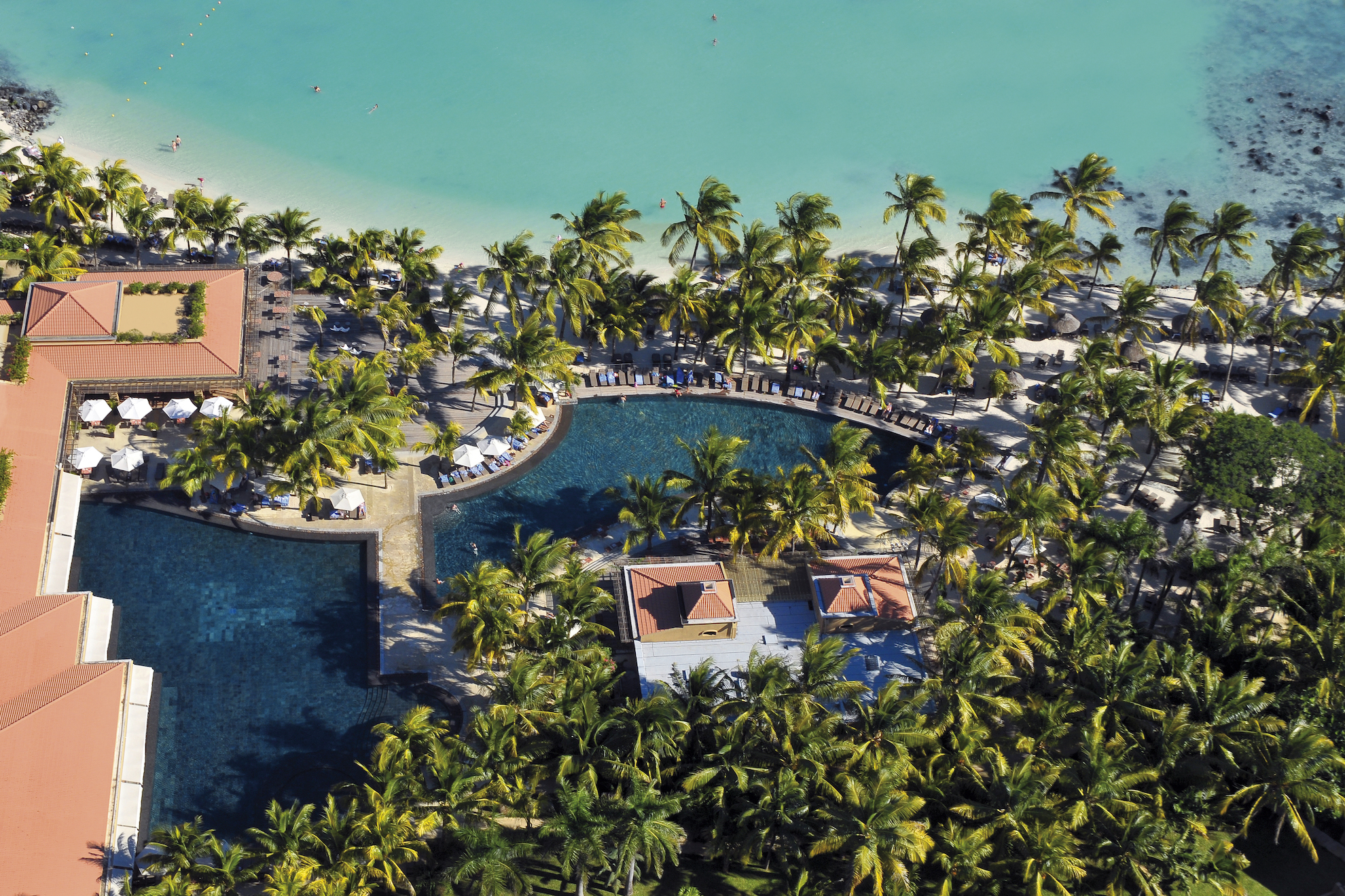 Mauritius - North Coast - 3996 - Mauricia Beachcomber aerial