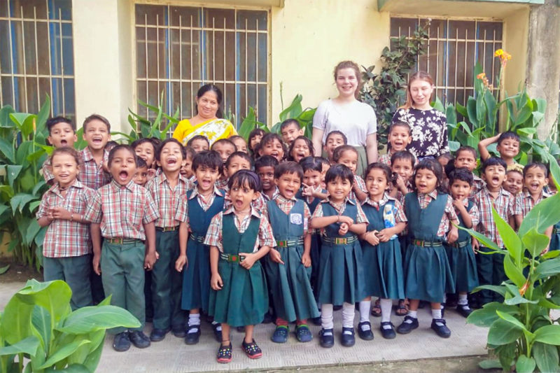 Kindergarten Work with Kids in India