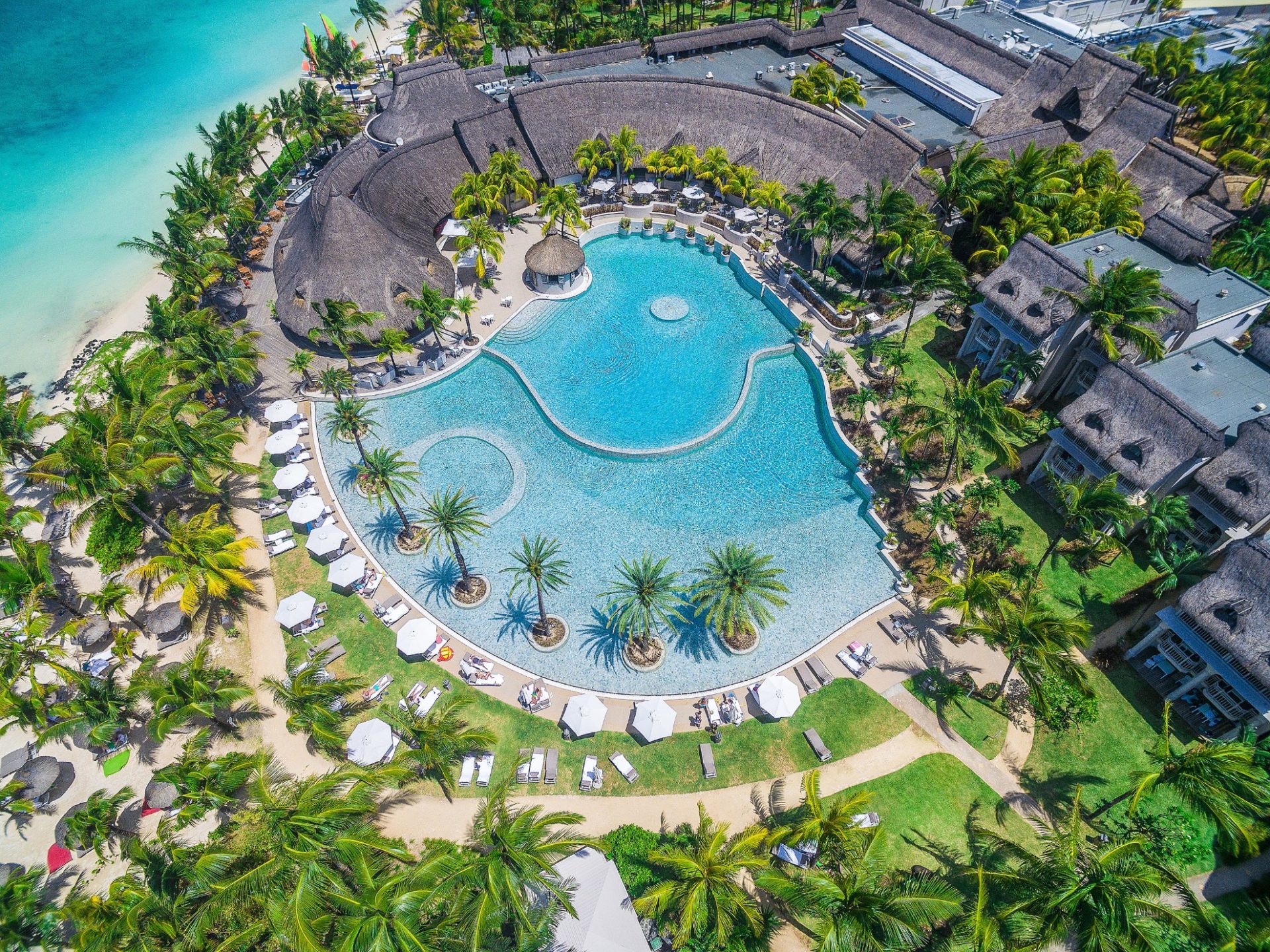 Mauritius - East Coast - 3996 - LUX* Belle Mare Resort & Villas - Aerial view