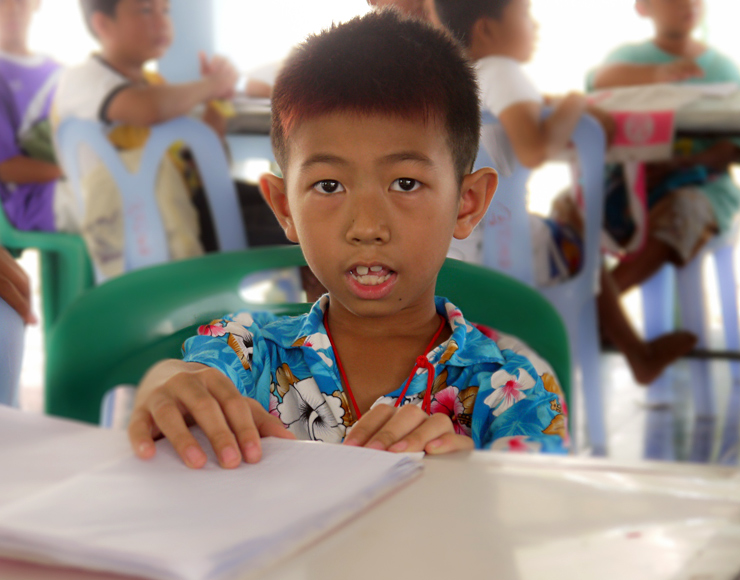 School Kid in Thailand