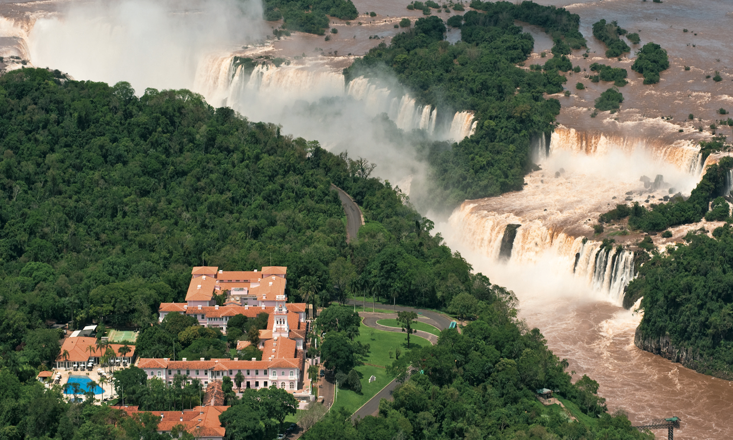 Brazil - Iguazu Falls - 1584 - Belmond Cataras National Park Iguazu Waterfall Rainbow Landscape