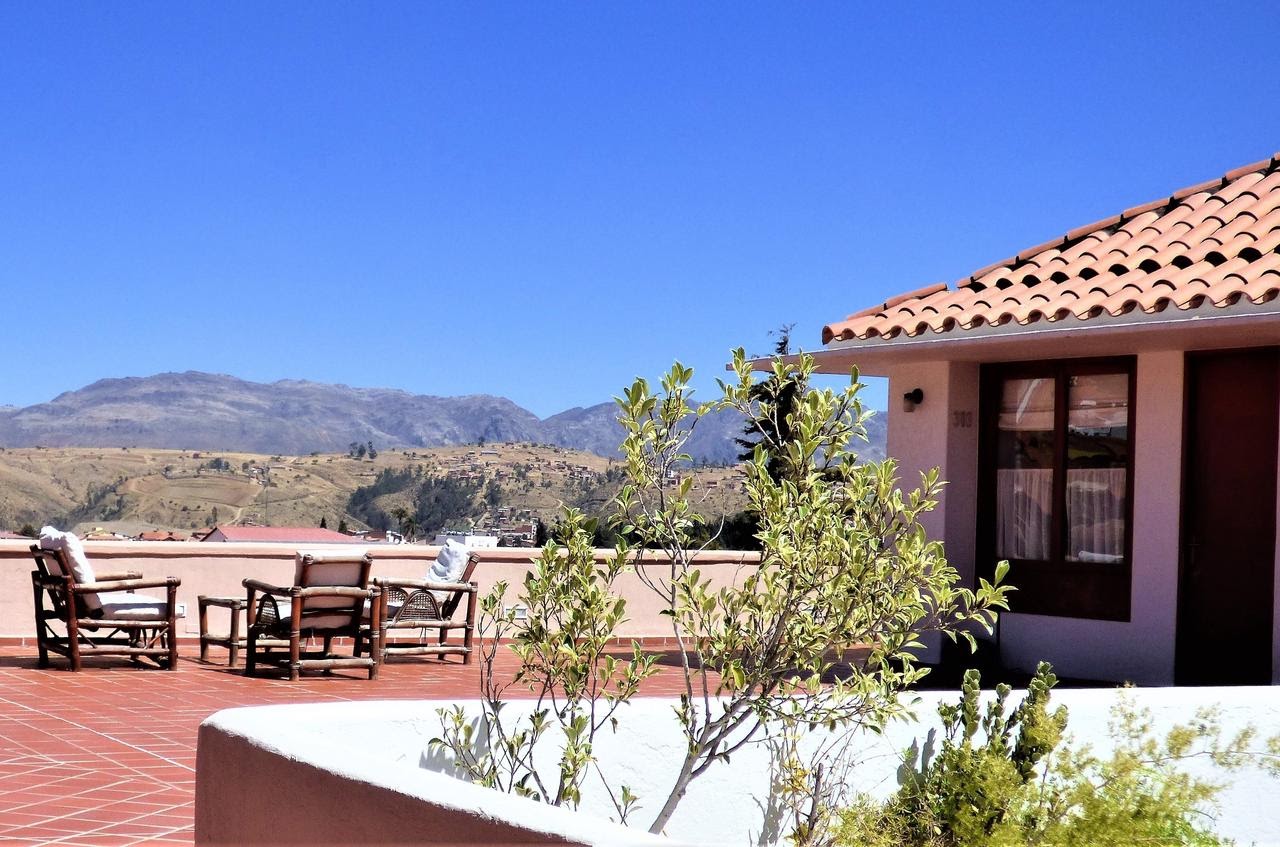 Bolivia - Sucre - 1561 - Villa Antigua Hotel View Exterior