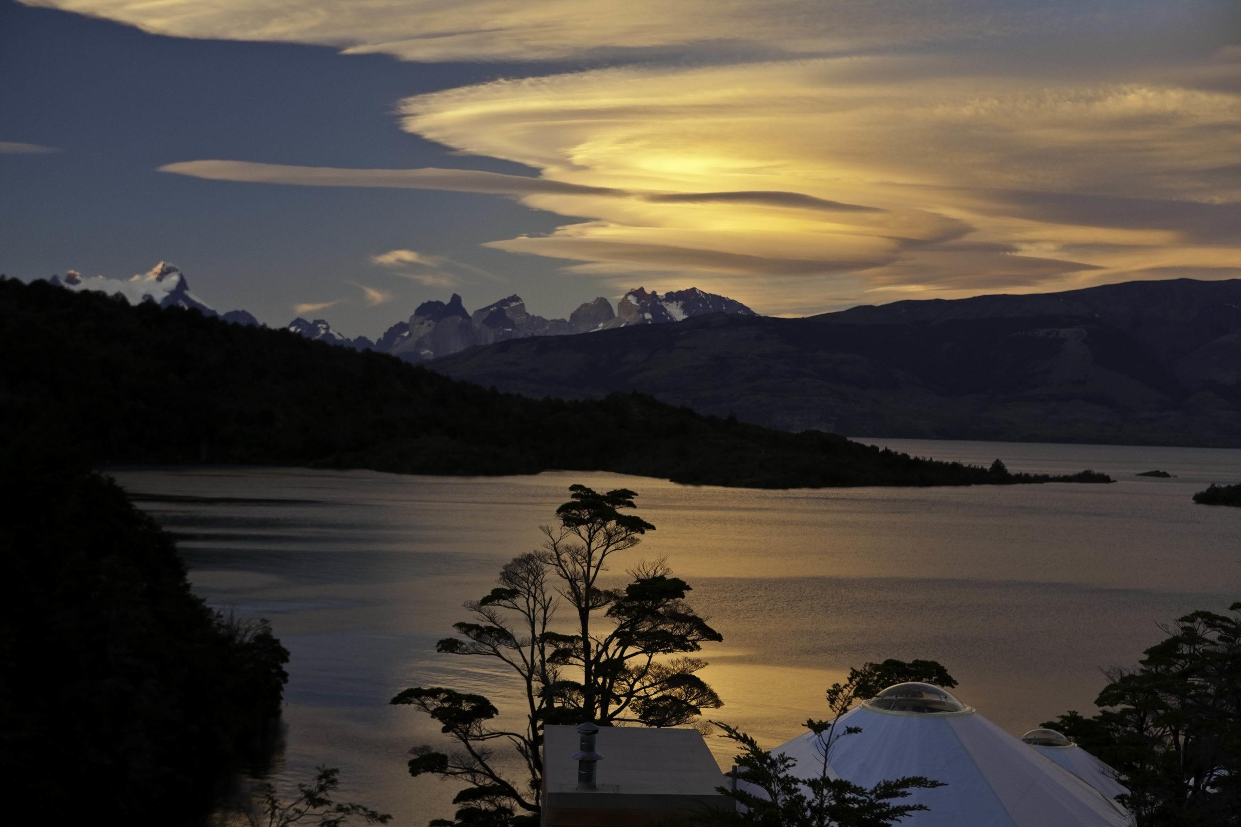 Chile - Torres del Paine National Park - 1560 - Patagonia Camp Sunset Views