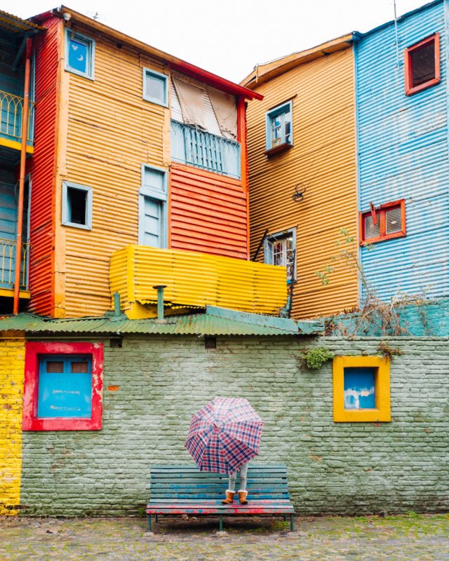 Argentina - 1584 - Caminito La Boca Neighbourhood - Half Day City Tour Buenos Aires - Colourful Housing