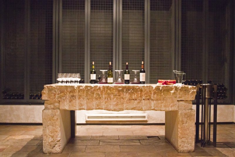 Argentina - 1584 - Full day Wineries - Uco Valley Salentein Winery - Mendoza - Wine table